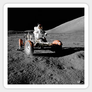 Apollo 17 Lunar Rover Sticker